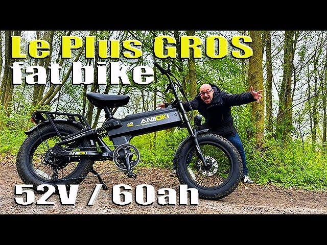 Découvrez le Aniioki A8 Pro Max 52V 60ah : le Vélo Électrique Fat Bike Impressionnant