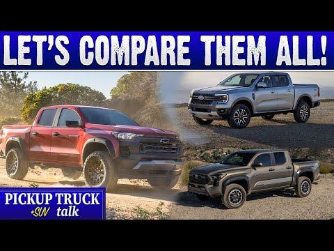 Ultimate Truck Showdown: Comparing the Latest Models of Tacoma, Ranger, and More!