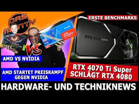 Nvidia RTX 4070 Ti Super vs. RTX 4080 | AMD Preiskampf und SSD Preissteigerung