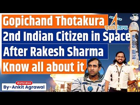 Exploring Space Tourism: Gopichand Thotakura's Journey to the Stars