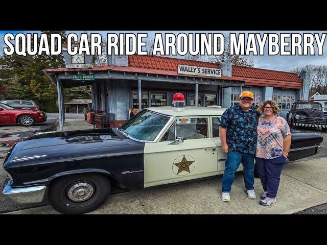 Exploring Mayberry Squad Car Tour in Mount Airy, NC