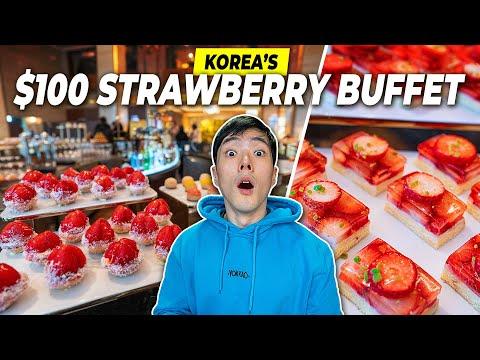 Indulge in the Luxurious Experience of the $100 Strawberry Buffet in Korea