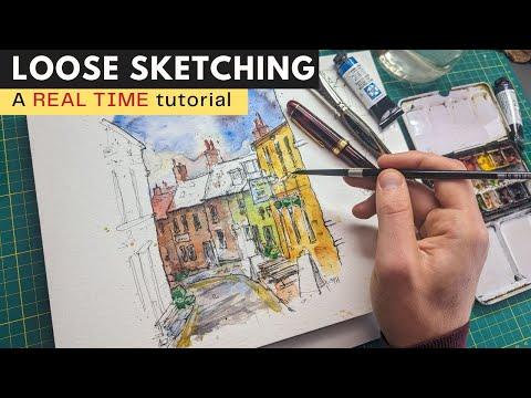 Mastering Ink Sketching: Creating Stunning Artwork with Water Soluble Pencils