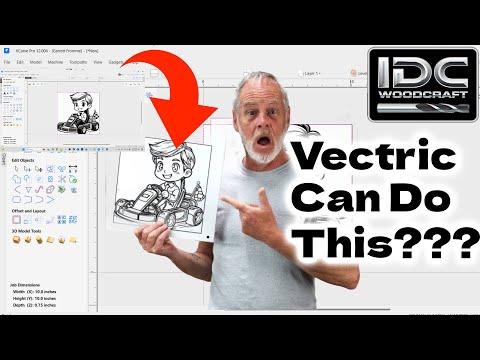 Discover the Power of the New Vectric Sketch Carving Tool in V12 Software