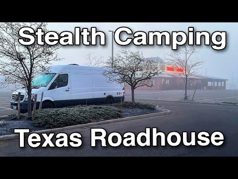 Stealth Camping at Texas Roadhouse: A Delicious Adventure