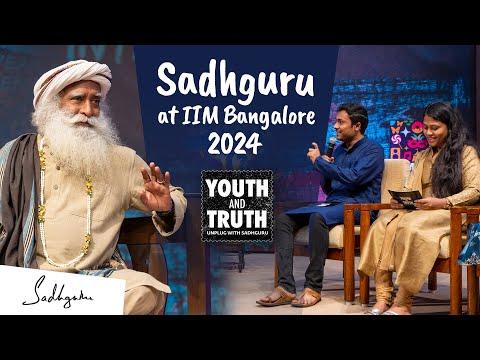 Unlocking the Secrets of Youth and Truth with Sadhguru at IIM Bangalore 2024