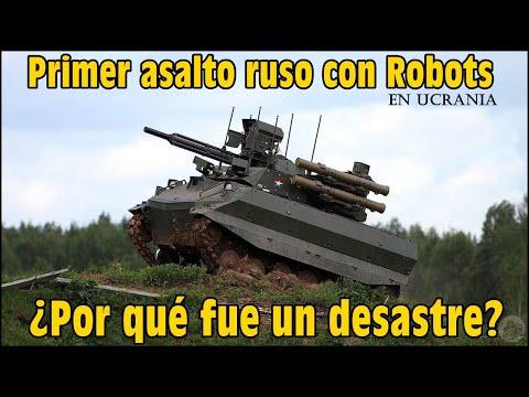 Desastre del Primer Asalto Terrestre Ruso Robotizado en Ucrania 2023