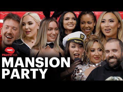 Unveiling the Wild Night at the Pillow Talk Mansion Party with Top Adult Film Stars