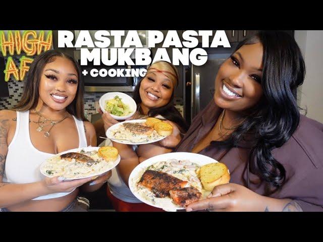 Spice Up Your Cooking with High-Energy Rasta Pasta Mukbang