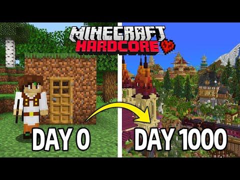 Surviving 1000 Days in Hardcore Minecraft: A Player's Journey