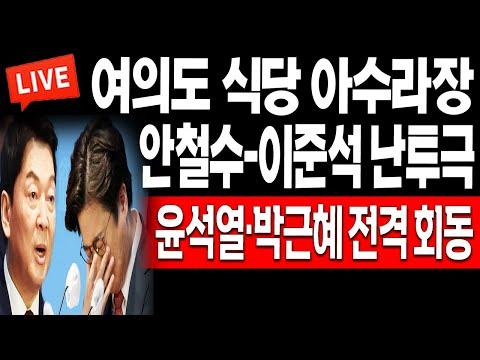 안철수-이준석 난투극! 윤석열·박근혜 전격 회동! / 2023.11.07 라이브뉴스 요약