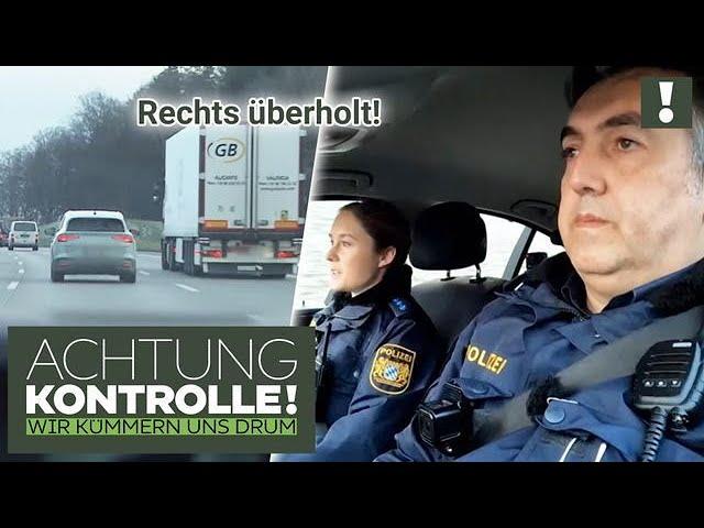 Gefährliche Verkehrssünder auf der Autobahn: Polizeikontrolle deckt riskante Situationen auf