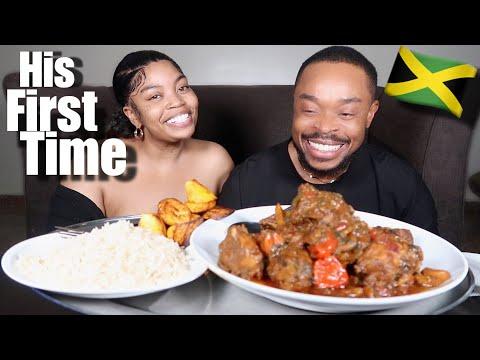Exploring Cultural Cuisine: Nigerian Husband Tries Jamaican Brown Stew Chicken