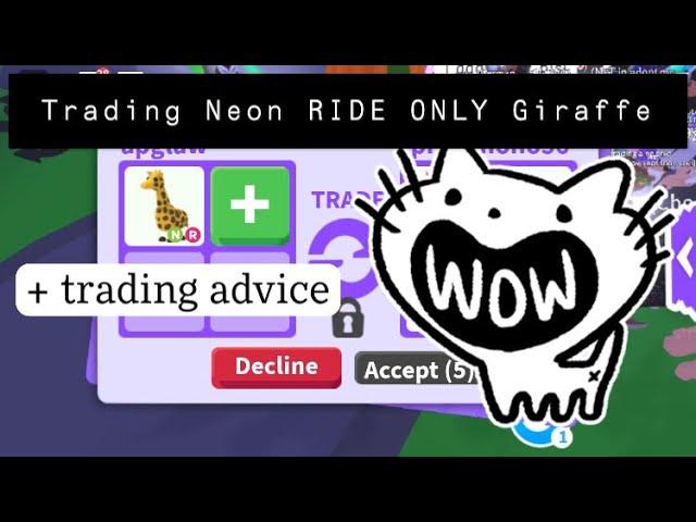 Maximizing Trades: Tips for Trading Neon RIDE ONLY Giraffe