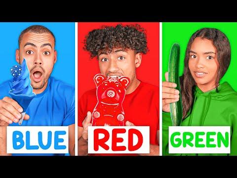 Discover the Colorful Challenge: Eating Only One Color Food for 24 Hours!