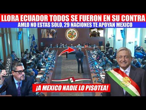 La OEA condena la incursión policial en la embajada mexicana en Ecuador y llama al respeto de la Convención de Viena