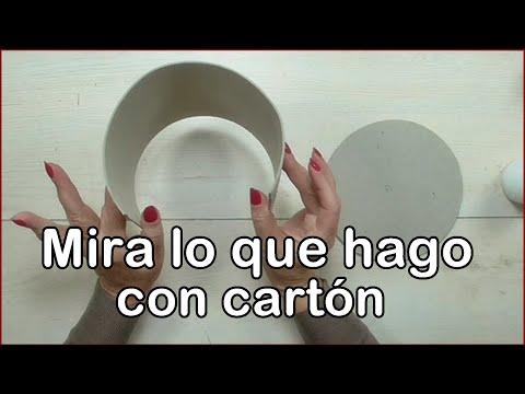 ¡Crea un Cajón de Cartón Redondo con Estilo! 📦