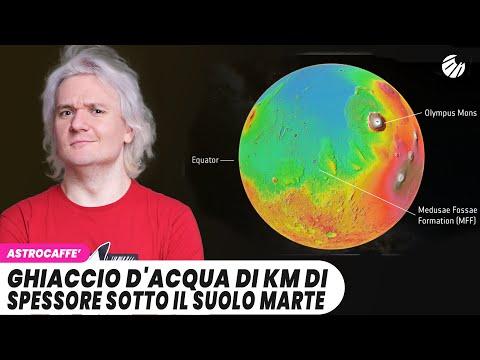 Incredibile scoperta del ghiaccio d'acqua su Marte