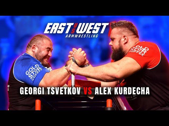 Unleashing Power and Determination: Alex Kurdecha vs Georgi Tsvetkov Arm Wrestling Showdown
