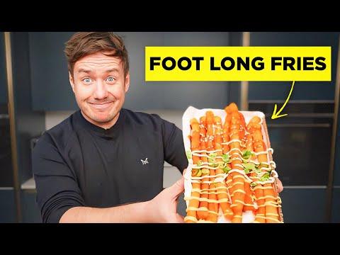 Elevate Your Street Food Game with Homemade Foot Long Fries