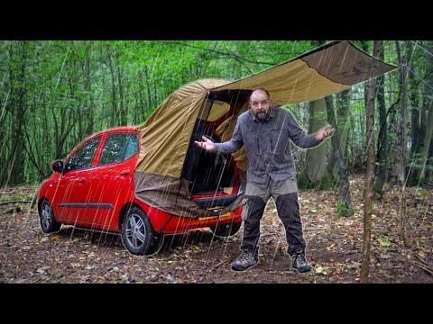 Transforming a Car into a Cozy Camper: A Unique Camping Experience