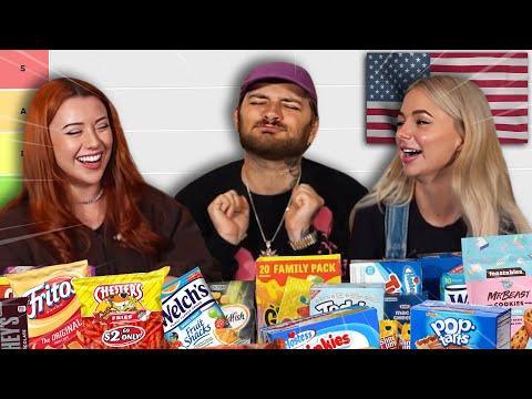 Tasting American Snacks: Surprising Reactions and Controversial Facts Revealed