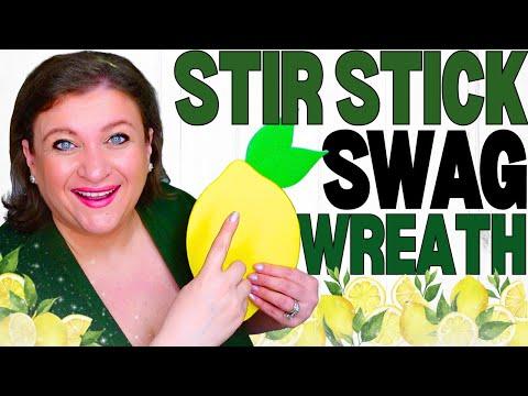 Crafting a Stunning Lemon Swag Wreath: DIY Tutorial
