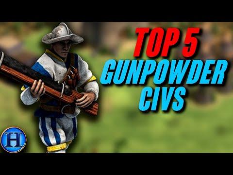 Unleashing the Power of Gunpowder: Top 5 Civilizations in AoE2