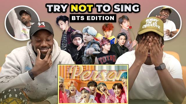 Irresistible Fun: BTS Try Not to Sing Challenge Reaction