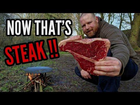 Reviving Bushcraft Cooking: A Tasty Adventure with T-Bone Steak